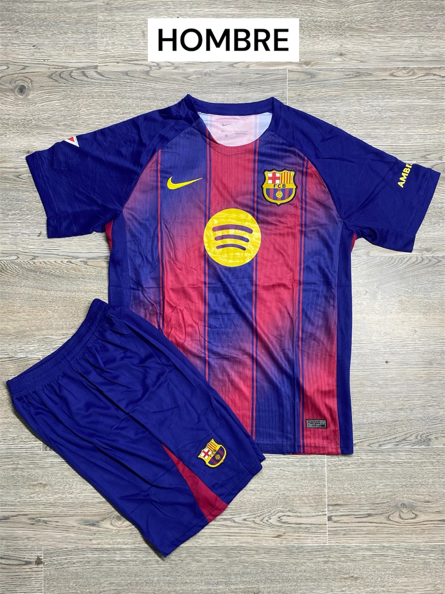 Camiseta FC Barcelona Local 2025/2026 – Versión Hombre - Versión Hombre