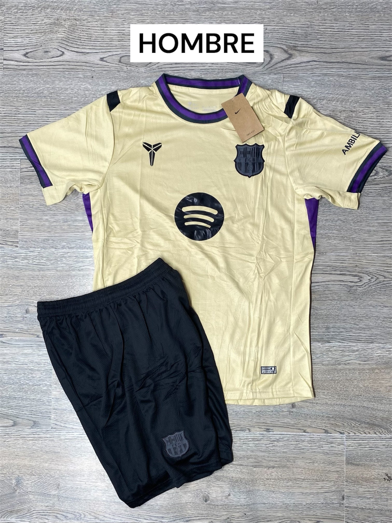 Camiseta FC Barcelona Visitante 2025/2026 – Versión Hombre - Versión Fans